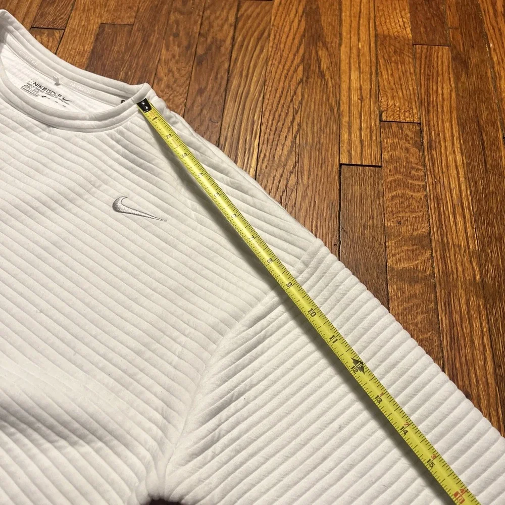Nike Golf Sweater Size XL (short arms) White Dri Fit